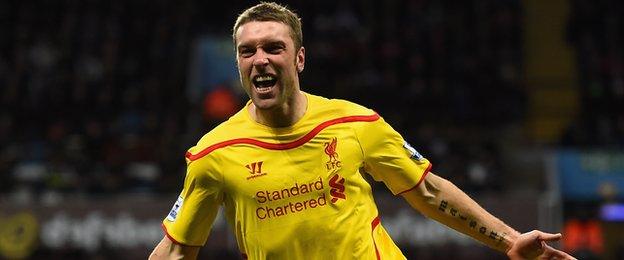 Rickie Lambert's last goal came in the West Midlands - for Liverpool in a 2-0 victory at Villa Park in January