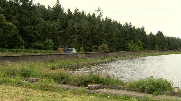 Woodburn reservoir, near Carrickfergus