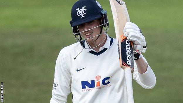 George Hill celebrates his half-century for Yorkshire