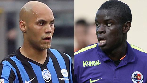 Yohan Benalouane and N'Golo Kante