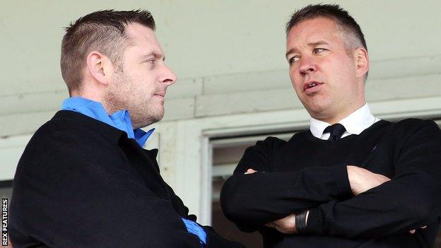 Darragh MacAnthony and Darren Ferguson