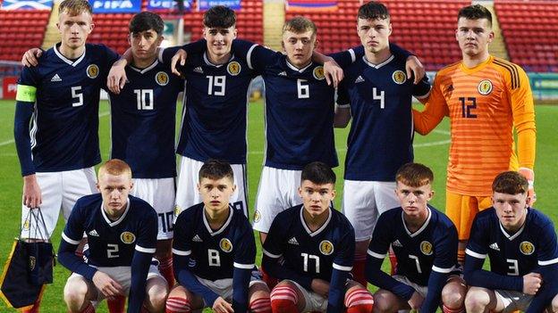 Liam Morrison & Barry Hepburn in Scotland youth squad