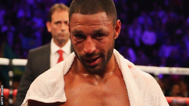 Kell Brook after his defeat against Gennady Golovkin