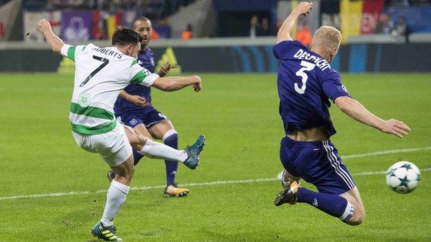 Celtic winger Patrick Roberts