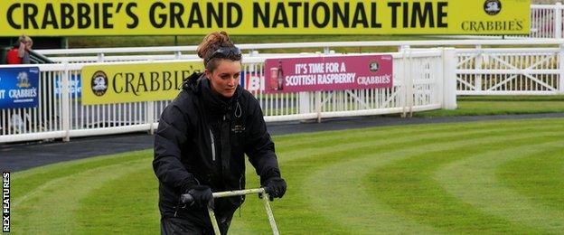 Aintree course being worked on