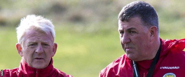 Gordon Strachan and Mark McGhee