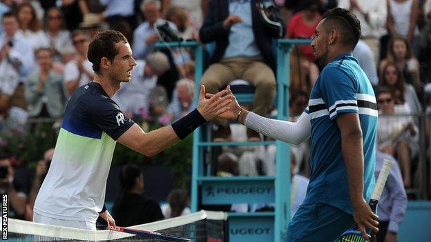 Andy Murray and Nick Kyrgios