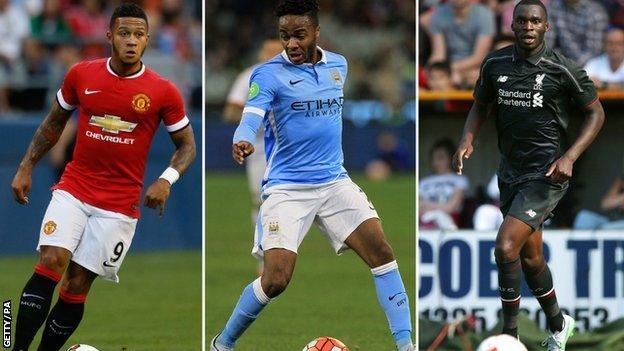 Memphis Depay, Raheem Sterling and Christian Benteke have all made big-money moves this summer