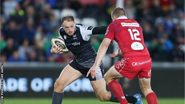 Wales centre Cory Allen joined Ospreys from Cardiff Blues