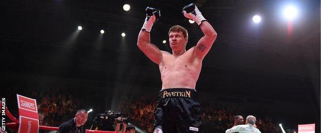 Heavyweight Alexander Povetkin