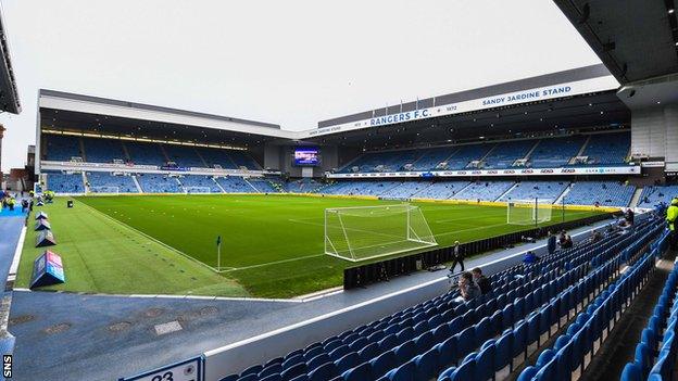 Part of Ibrox will be closed for Rangers' home game with Legia Warsaw