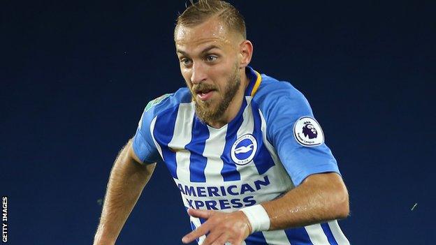 Jiri Skalak in action for Brighton