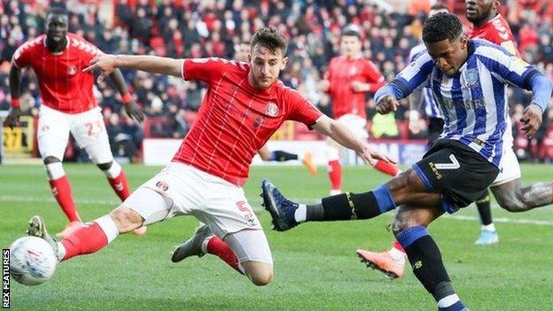 Kadeem Harris was a constant threat for Sheffield Wednesday in the second half