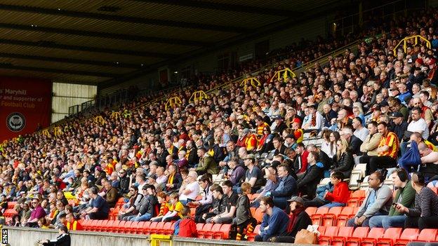 Partick Thistle have asked fans to stop singing a particular song