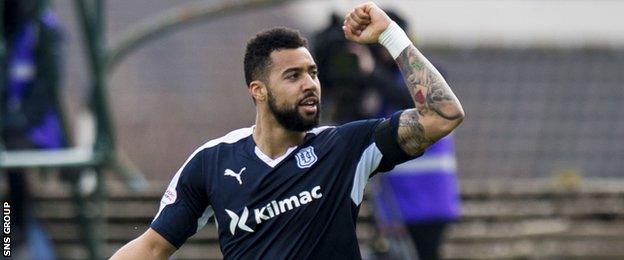 Dundee striker Kane Hemmings