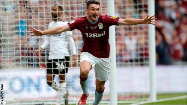 Aston Villa beat Derby County in the Championship play-off final to become the third team to win promotion to the Premier League in 2018-19