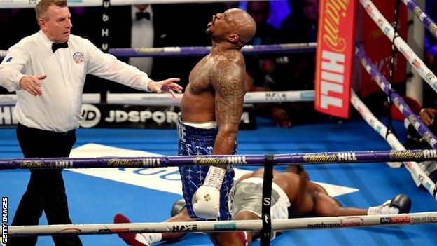 Whyte boxed patiently under pressure and found a late knockout