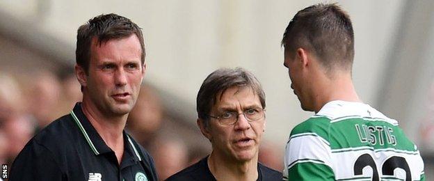 Ronny Deila and Mikael Lustig