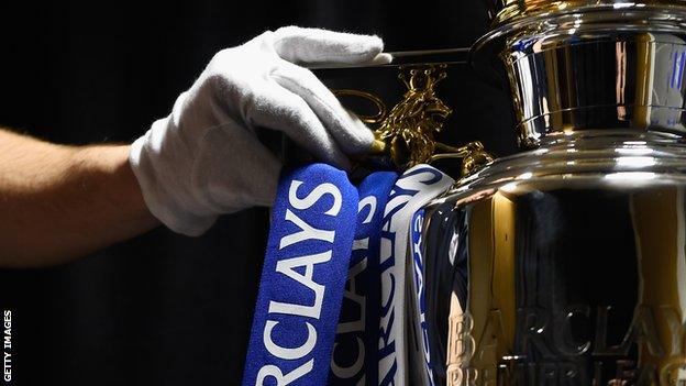 Premier league trophy