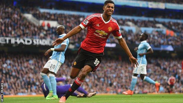 Manchester United forward Marcus Rashford