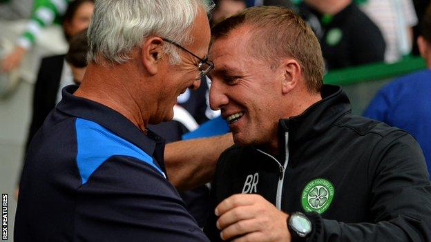 Brendan Rodgers and Claudio Ranieri