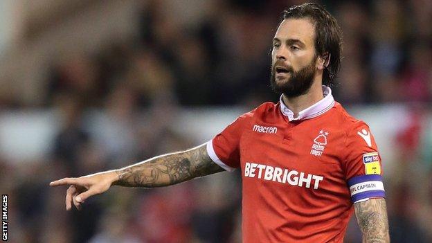 Defender Danny Fox in action for Nottingham Forest