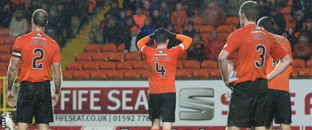 Dundee United players