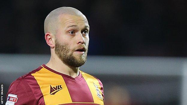 Nicky Law made 88 appearances for Bradford City after joining from Rangers in June 2016