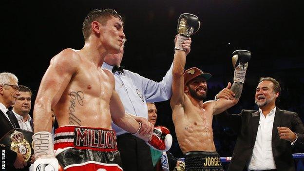 Anthony Crolla (left) and Jorge Linares