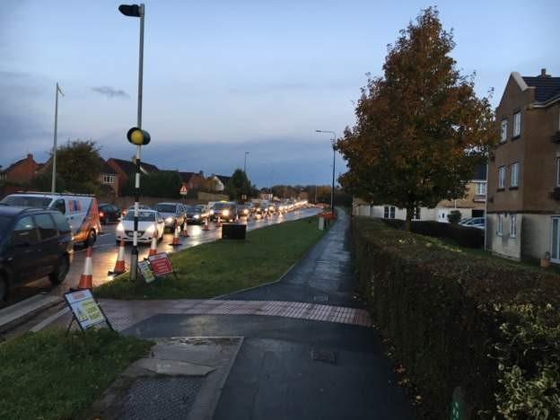 Traffic in Bradley Stoke