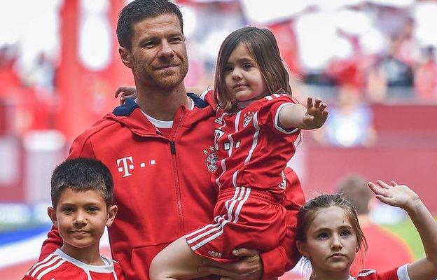 Bayern Munich captain Philipp Lahm and midfielder Xabi Alonso