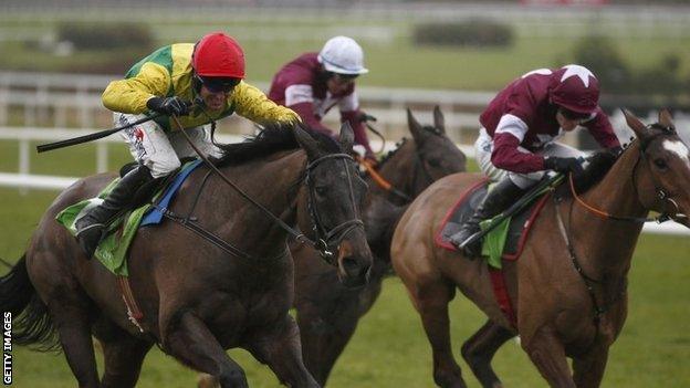 Sizing John (nearest) at Leopardstown