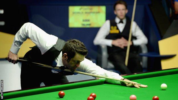 Ronnie O'Sullivan and Judd Trump