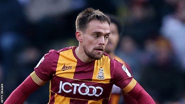 Paul Taylor plays for Bradford City in League One.