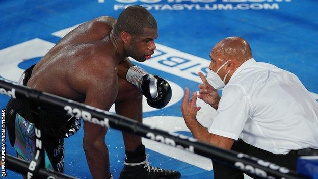 Daniel Dubois could not make the count in round 10