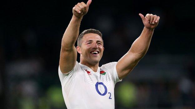 England centre Sam Burgess