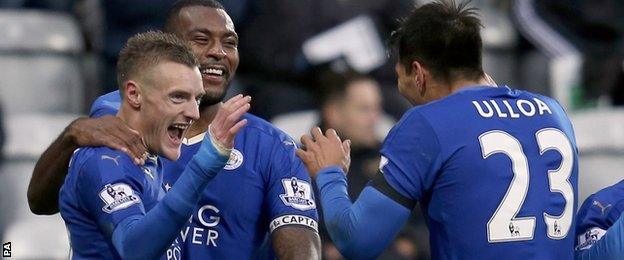 Leicester celebrate