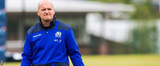 Scotland head coach Gregor Townsend