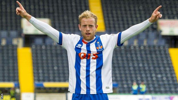 Kilmarnock midfielder Rory McKenzie