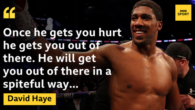 Former British boxer David Haye