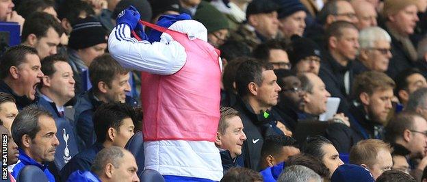 Diego Costa on the bench