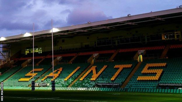 Franklin's Gardens has been Northampton's home since they began playing men's rugby there in 1888