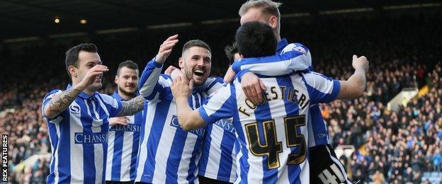 Sheffield Wednesday celebrate