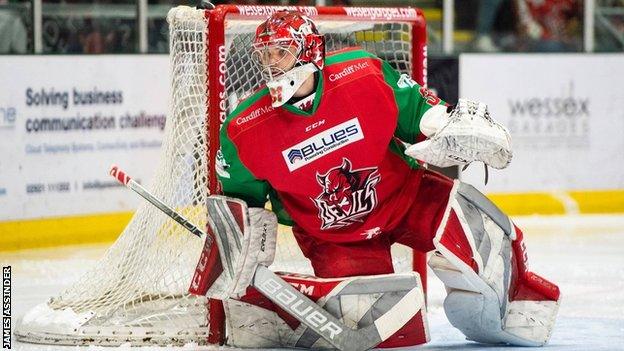 Netminder Taran Kozun