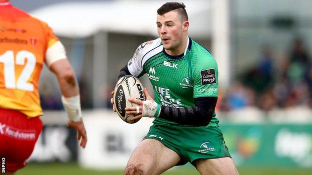 Robbie Henshaw won his first cap for Ireland against the United States of America in June 2013