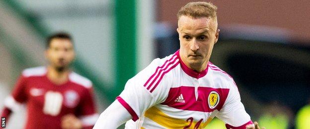 Griffiths is aiming to become a key man in Gordon Strachan's Scotland side