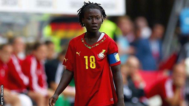 Elizabeth Addo's goal was not enough for Ghana