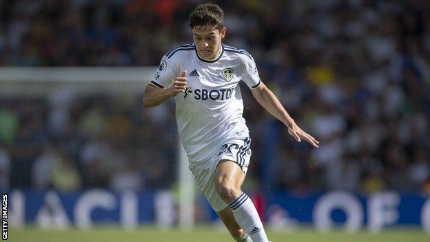 Daniel James playing for Leeds