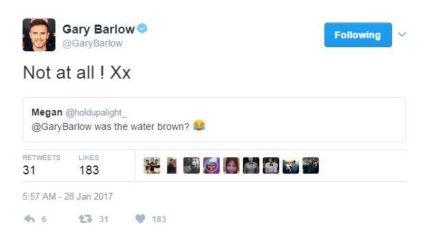 Gary Barlow tweet