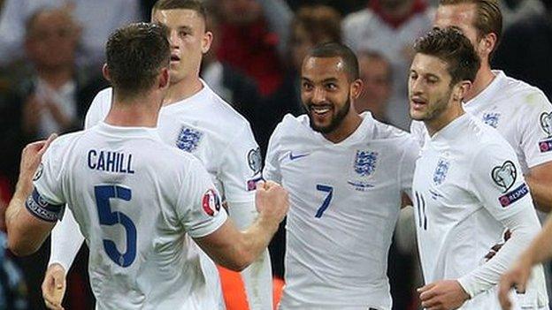 England celebrate